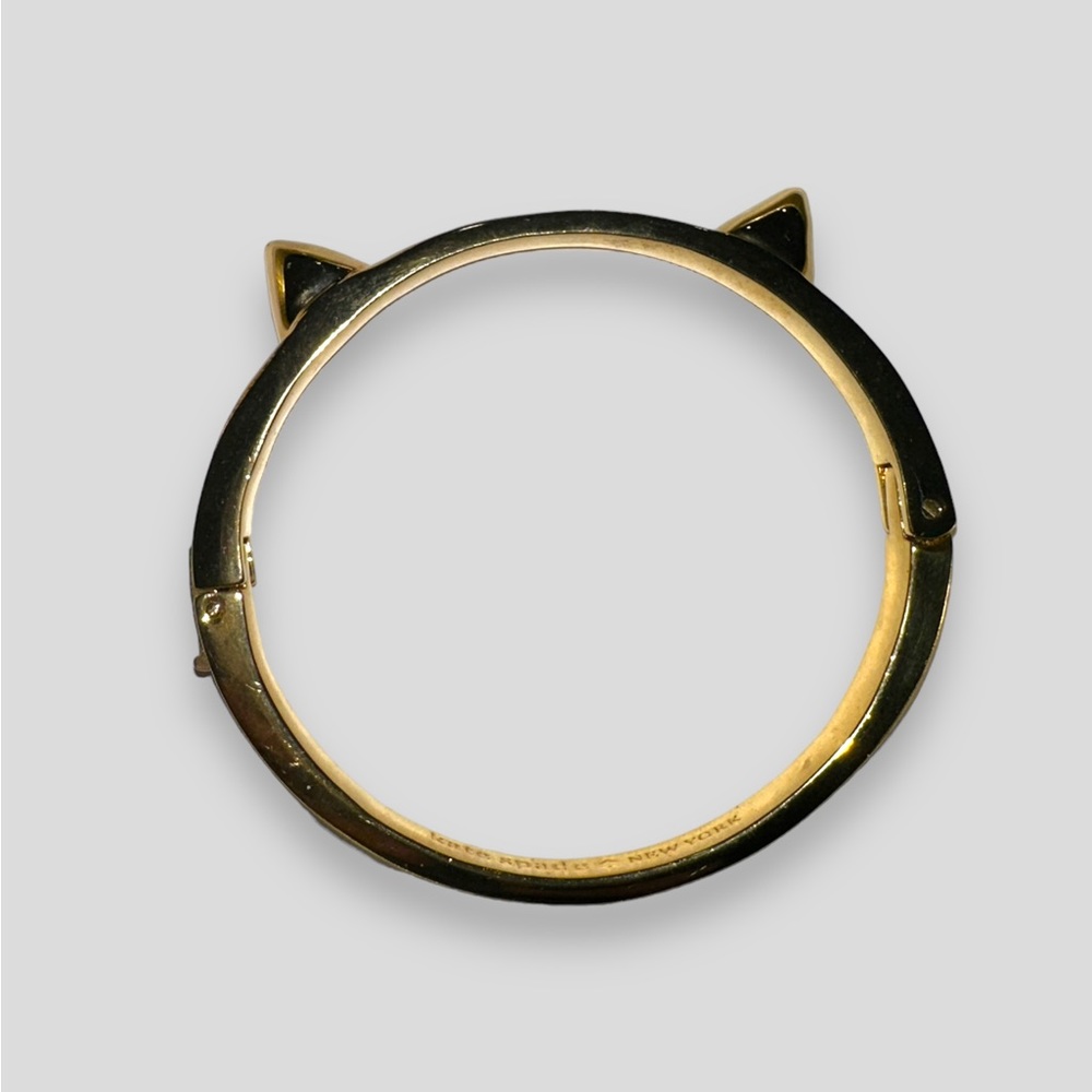Kate Spade Cat Design Gold Hinge Bracelet 🐱 ♥️ - Picture 5 of 7